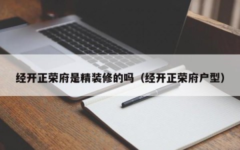 经开正荣府是精装修的吗（经开正荣府户型）